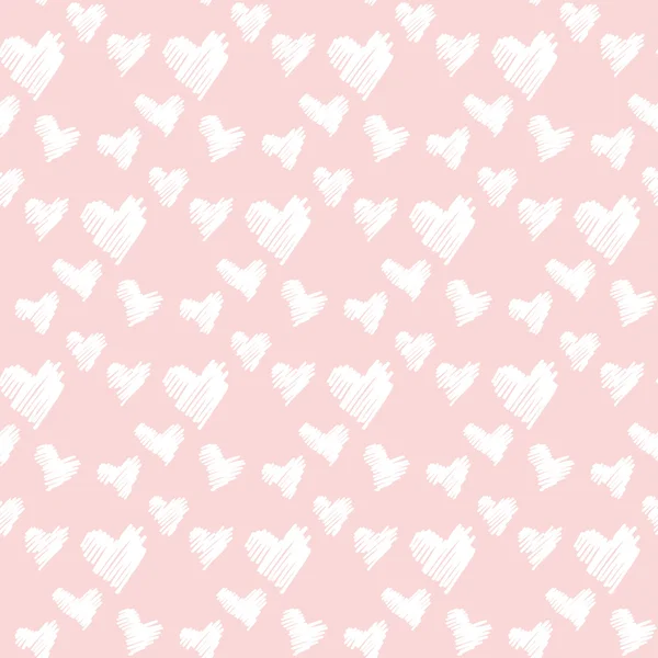 el çekilmiş soluk renk kalp seamless modeli 