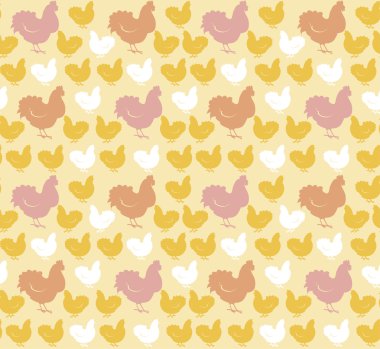 tavuk ışık seamless modeli