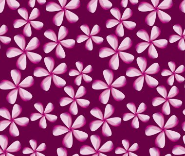 basit çiçek dekorasyon sorunsuz vektör desen