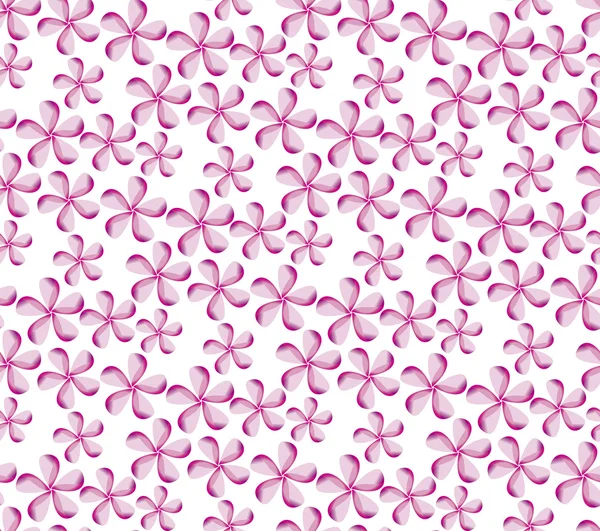 Simple flower decoration seamless vector pattern — Stock Vector