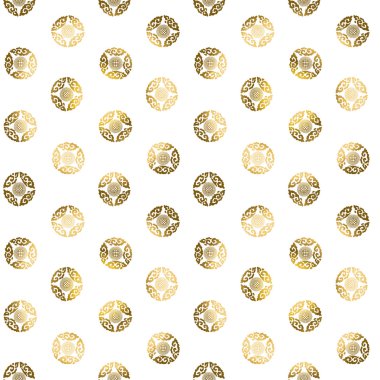 Altın Japon seamless modeli