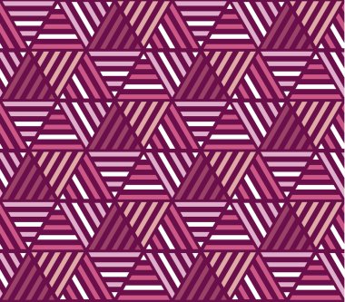 pembe renkli çizgili seamless modeli. mosa vektör çizim