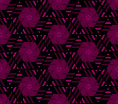 lüks derin siyah ve mor geometri desen halı veya kesiyor