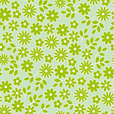 yeşil çayır çiçek seamless modeli. vektör illustrstion de