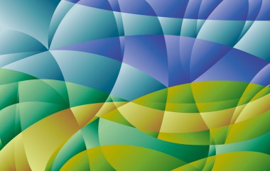 eğrisi geometri kavramı manzara. Modern arka plan doğa c