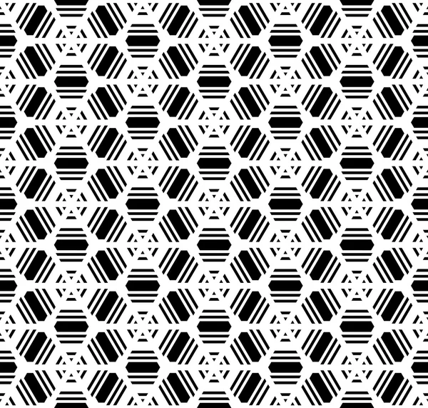 black and white geometry line seamless pattern. vector illustrat