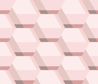 Altıgen geometri soluk colr modern desen. Dikişsiz desen vect