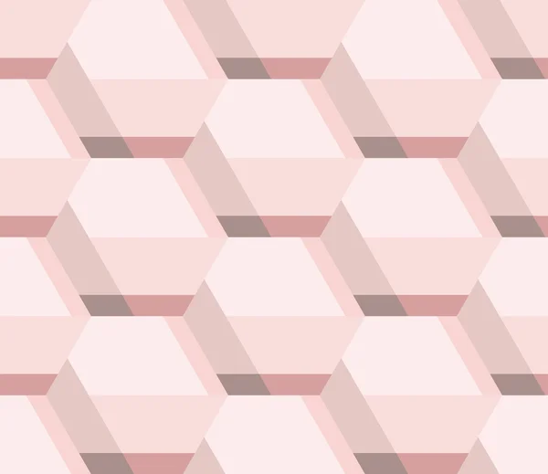 Sechseck-Geometrie blasse Farbe modernes Muster. nahtloser Muster-Vect — Stockvektor