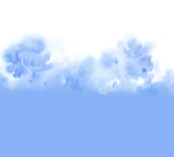 Cloud in the sky background watercolor hand drawn illustration — Stock Photo, Image