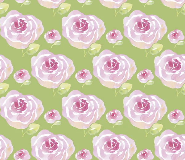 Aquarel rose bloemen illustratie. bleke roze zomer bloemen o — Stockfoto