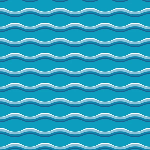 Turquesa agua de mar geometría abstracta patrón sin costuras. agua wa — Vector de stock