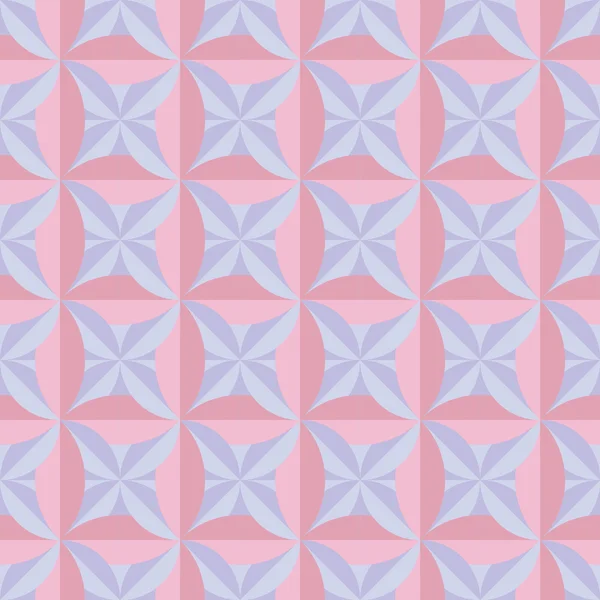 Pastel azulejo tierno color pálido. vintage estilo retro geométrico mar — Vector de stock