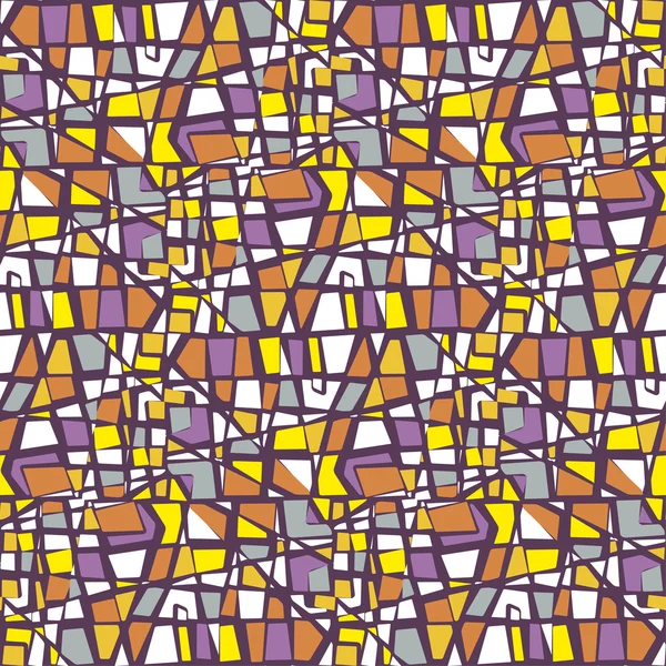 Mur de pierre abstrait motif vectoriel sans couture. mosaïque couleur pastel — Image vectorielle