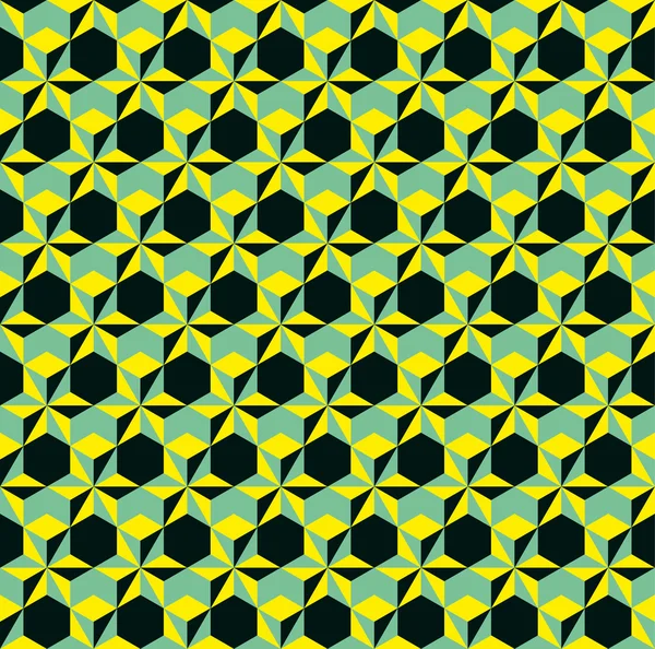 Farbgeometrie nahtlose Muster. Vektorillustration von Wiederholungen — Stockvektor