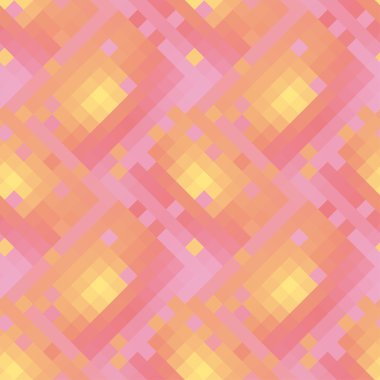 gündoğumu pastel pembe kavramı dikişsiz desen. geometri motifi içinde 