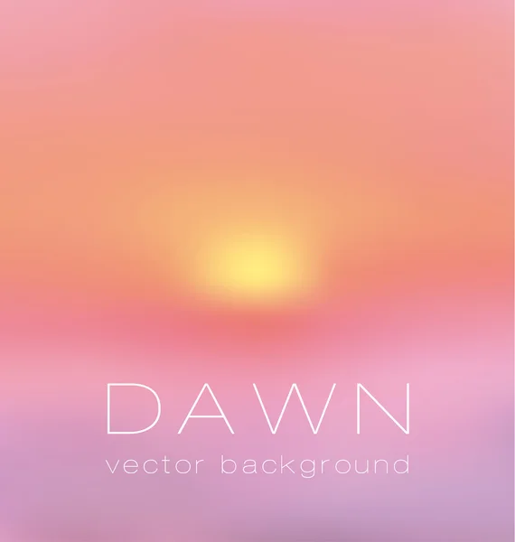 Sunrise pastel pink concept background. dawn vector illustration — Stock Vector