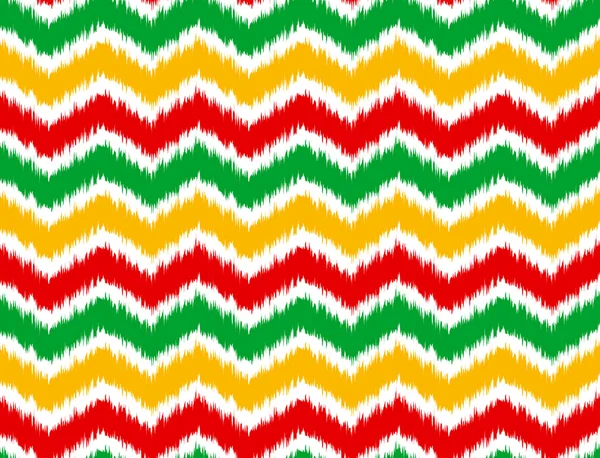 Reggae classique fond de musique de couleur. Chevron jamaïcain sans couture — Image vectorielle