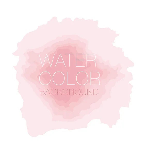 Rosy Floral pastel kleur abstract. Aquarel achtergrond, vecto — Stockvector