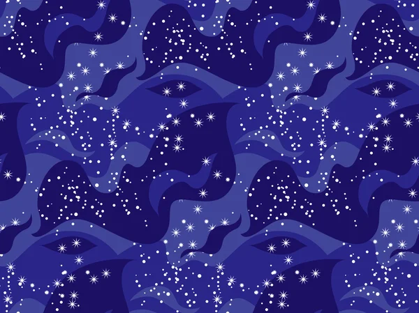 night sky with star seamless pattern. vector illustration 