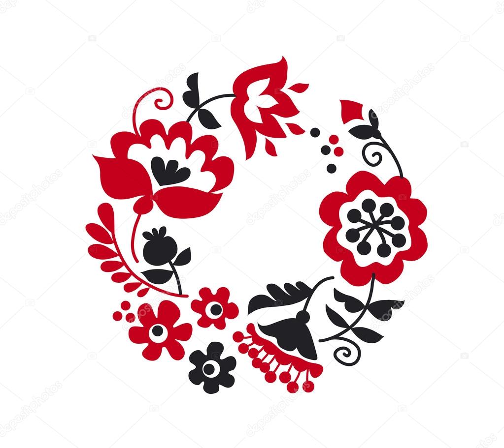 Download Traditional European Ukrainian Ornament Rustic Floral Compositi Stock Vector Image By C Galyna 118934418