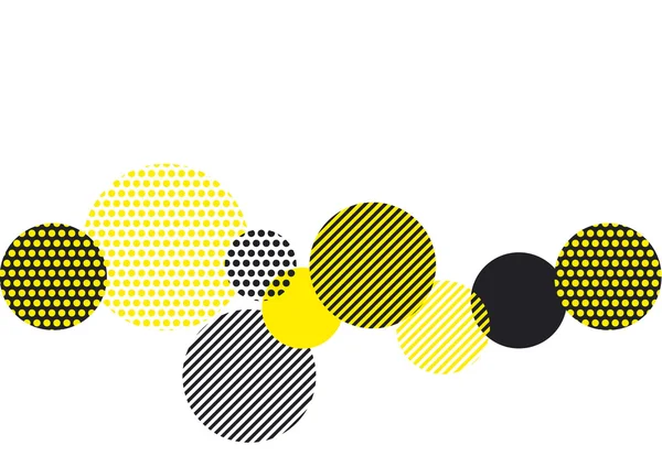 Padrão de geometria abstrato amarelo e preto. mot geométrico moderno —  Vetores de Stock