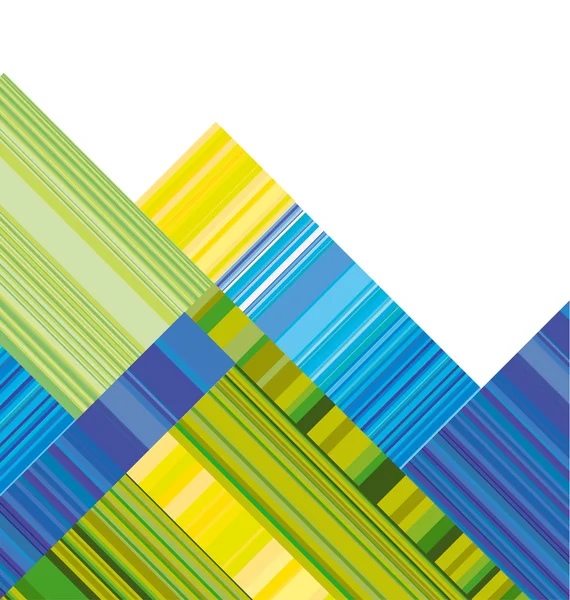 Niebieskie i zielone wektor nagłówka z kolorowy pasek. Linia s pasek — Wektor stockowy