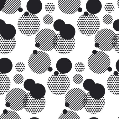 modern kavram siyah beyaz motifi. semleass geometri desen.