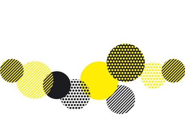 Žlutá a černá abstraktní geometrie. moderní geometrické mot — Stockový vektor