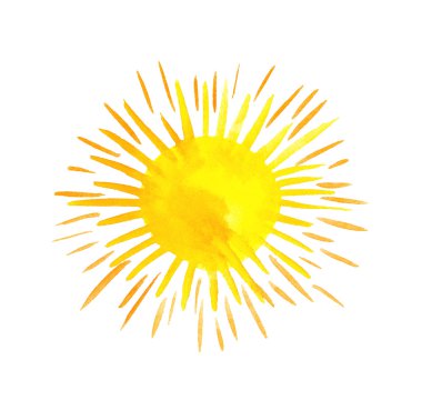 Sulu Boya doğa illüstrasyon