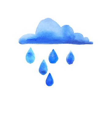 Water blue text bubbles