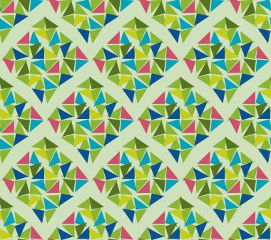 seamless vector geometric pattern. triangle vibration carpet background