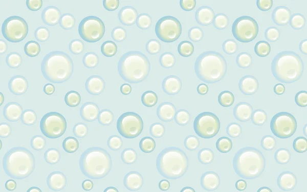 Векторная иллюстрация пузырьков мыла. бесшовный векторный рисунок с водяными пузырьками . — стоковый вектор