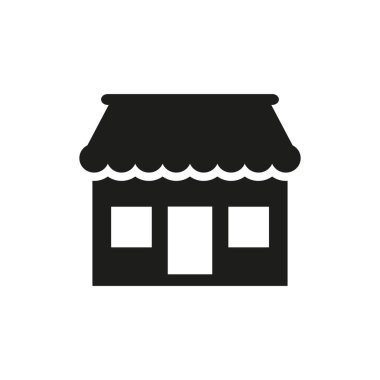 Beyaz arkaplanda simge sakla. Vektör İllüstrasyonu