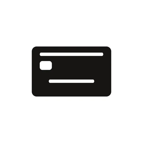 Credit Card Icon White Background Vector Illustration — Stock Vector