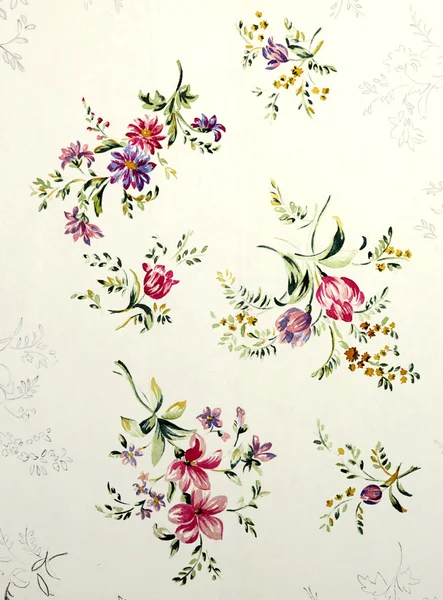 Floral χειροποίητο σχέδιο — Φωτογραφία Αρχείου