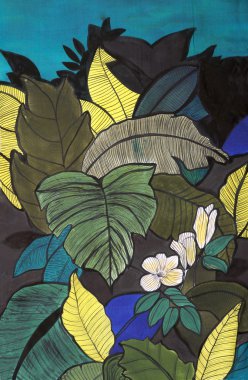 çiçekler el tasarım