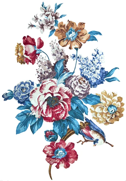 Rysunek kwiatów — Zdjęcie stockowe