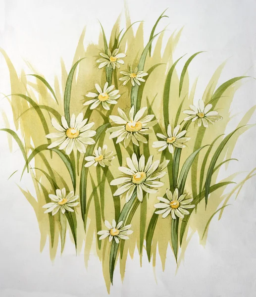 Hand drawing of flowers — Stock Photo, Image