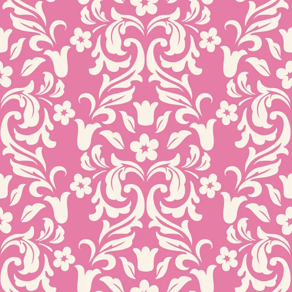 Patrón floral sin costuras — Vector de stock