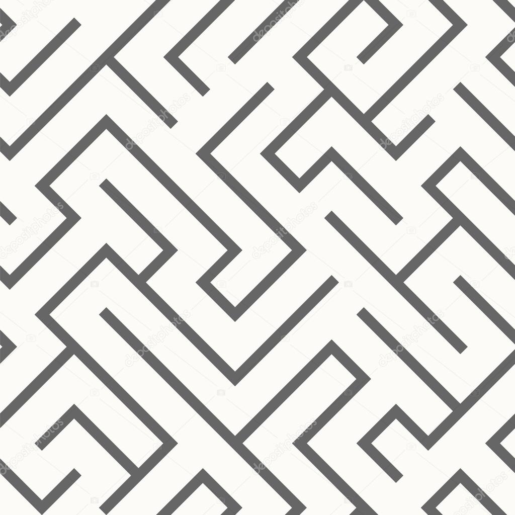 monochrome Labyrinth pattern