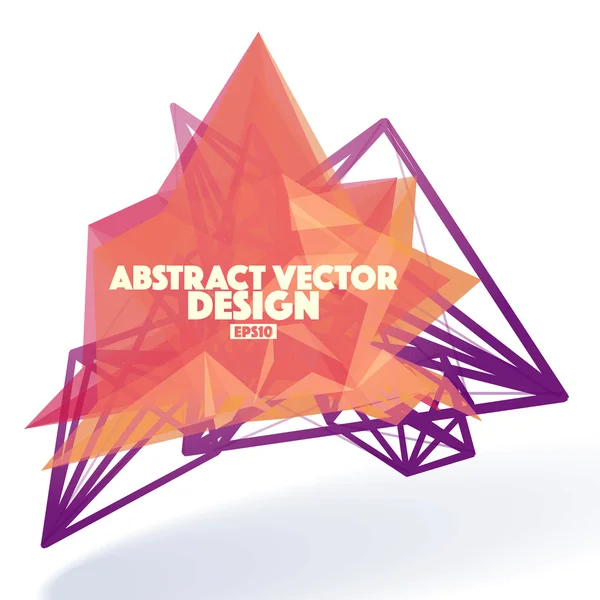Абстрактний векторний елемент дизайну з структурою ліній — стоковий вектор