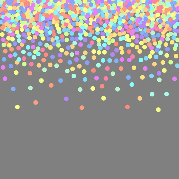 Background Confetti Vector Pastel Isolated Confetti Grey Background Pattern Greeting — Stock Vector