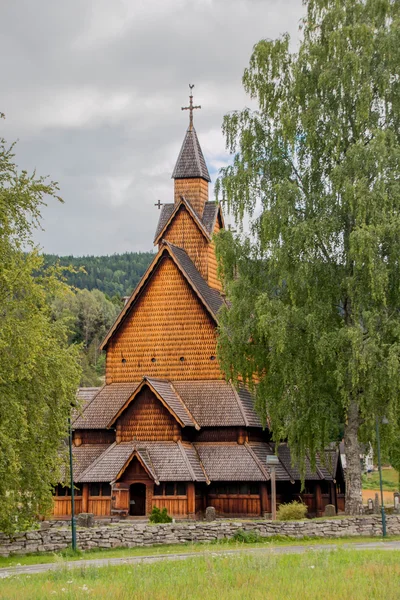 Norveç'te heddal çıta Kilisesi — Stok fotoğraf