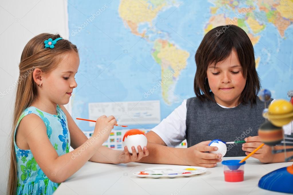 Solar System Art And Craft For Preschoolers Kids Painting