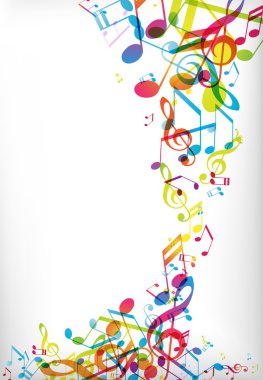 Abstract mobile phone backgrounds with colorful tunes.  clipart
