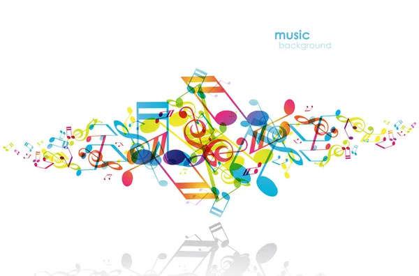 Abstract background with tunes. — Stock Vector