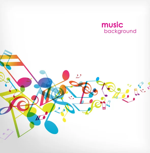 Abstract background with tunes. — Stock Vector