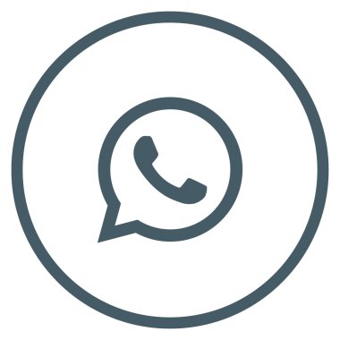 Orijinal mavi Whatsapp Web simgesi