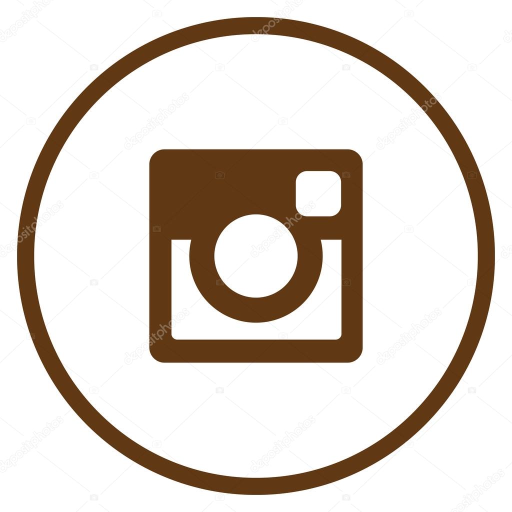 Brown Instagram Logo