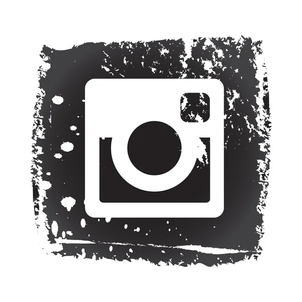 Vecchia icona Instagram web — Vettoriale Stock